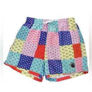 Southern Proper | Men’s Multicolor Patchwork Swim Trunks